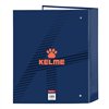 Ring binder Kelme Navy blue Orange Navy Blue A4 (27 x 33 x 6 cm)