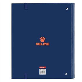 Ring binder Kelme Navy blue Orange Navy Blue (27 x 32 x 3.5 cm)