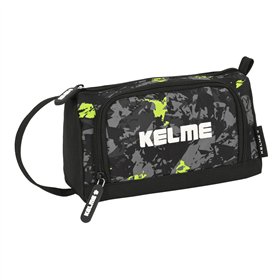 School Case Kelme Jungle Black Grey Lime 20 x 11 x 8.5 cm