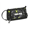 School Case Kelme Jungle Black Grey Lime 20 x 11 x 8.5 cm