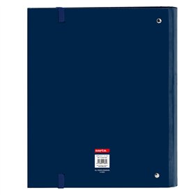 Ring binder Safta Marino Navy Blue (27 x 32 x 3.5 cm)