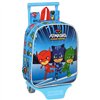 School Rucksack with Wheels PJ Masks Blue 22 x 27 x 10 cm