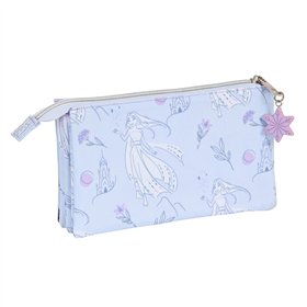 Triple Carry-all Frozen Believe Lilac 22 x 12 x 3 cm