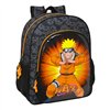 School Bag Naruto Black Orange 32 X 38 X 12 cm