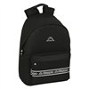 School Bag Kappa 31 x 41 x 16 cm Black