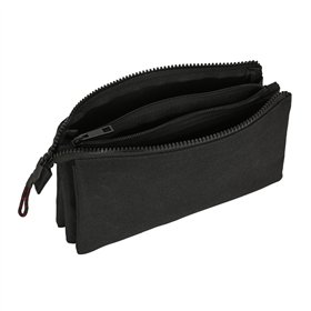 Triple Carry-all Naruto Black 22 x 12 x 3 cm