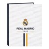Ring binder Real Madrid C.F. White A4 26.5 x 33 x 4 cm