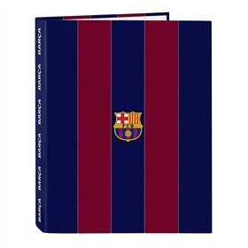 Ring binder F.C. Barcelona Red Navy Blue A4 26.5 x 33 x 4 cm