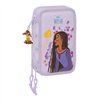 Triple Pencil Case Wish Lilac 12.5 x 19.5 x 5.5 cm (36 Pieces)