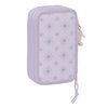 Triple Pencil Case Wish Lilac 12.5 x 19.5 x 5.5 cm (36 Pieces)