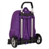 School Rucksack with Wheels Real Valladolid C.F. Purple 32 x 44 x 16 cm