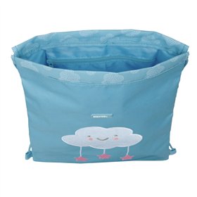 Backpack with Strings Safta Nube Blue 26 x 34 x 1 cm