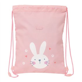 Backpack with Strings Safta Bunny Pink 26 x 34 x 1 cm
