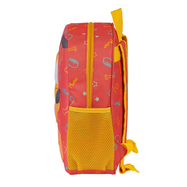 3D Child bag Clásicos Disney Pluto Orange 27 x 33 x 10 cm