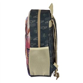 3D Child bag The Mandalorian Black Beige 27 x 33 x 10 cm