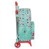 School Rucksack with Wheels Hello Kitty Sea lovers Turquoise 33 x 42 x 14 cm