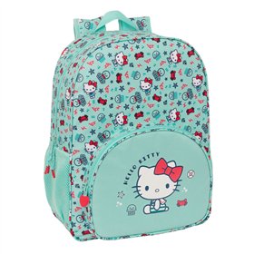 School Bag Hello Kitty Sea lovers Turquoise 33 x 42 x 14 cm