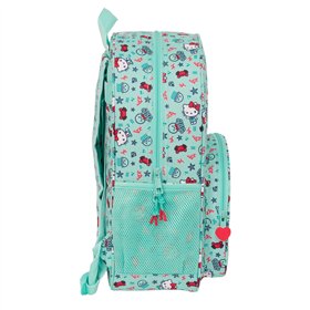 School Bag Hello Kitty Sea lovers Turquoise 33 x 42 x 14 cm