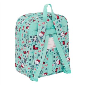 Child bag Hello Kitty Sea lovers Turquoise 22 x 27 x 10 cm