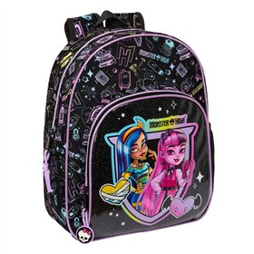 Child bag Monster High Black 28 x 34 x 10 cm
