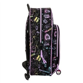 Child bag Monster High Black 28 x 34 x 10 cm