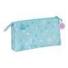 Triple Carry-all Frozen Hello spring Light Blue 22 x 12 x 3 cm