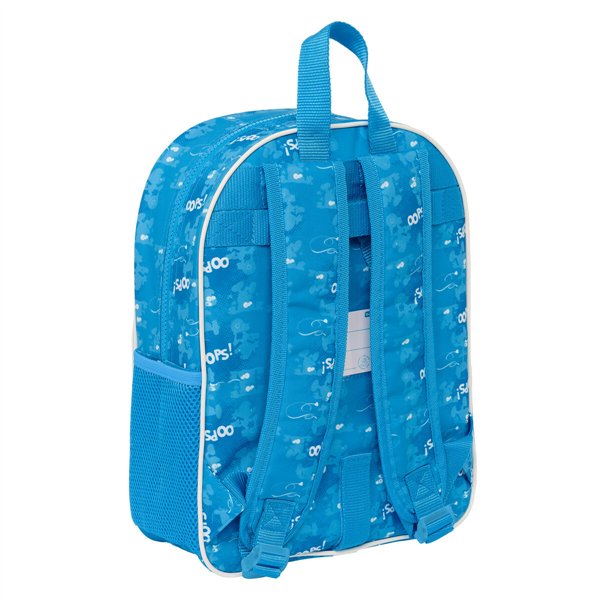 School Bag Los Pitufos Blue 26 x 34 x 11 cm