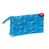 Double Carry-all Los Pitufos Blue 22 x 12 x 3 cm