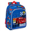 School Bag Cars Race ready Blue 27 x 33 x 10 cm