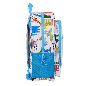 School Bag Algo de Jaime White 33 x 42 x 14 cm