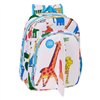 School Bag Algo de Jaime White 26 x 34 x 11 cm