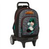 School Rucksack with Wheels My Hero Academia Black 33 x 45 x 22 cm