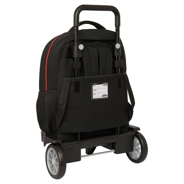 School Rucksack with Wheels My Hero Academia Black 33 x 45 x 22 cm