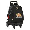 School Rucksack with Wheels One Piece Black 33 x 45 x 22 cm