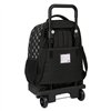 School Rucksack with Wheels One Piece Black 33 x 45 x 22 cm