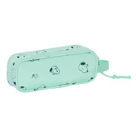 Double Carry-all Snoopy Groovy Green 21 x 8 x 6 cm