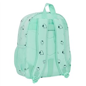 School Bag Snoopy Groovy Green 32 X 38 X 12 cm