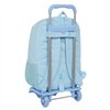 School Rucksack with Wheels Glow Lab Cisnes Blue 30 x 46 x 14 cm