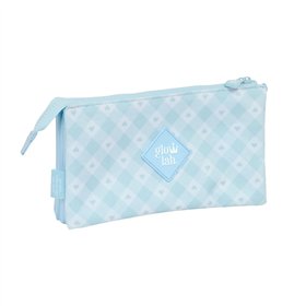 Triple Carry-all Glow Lab Cisnes Light Blue 22 x 12 x 3 cm