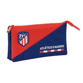 Triple Carry-all Atlético Madrid Blue Red 22 x 12 x 3 cm