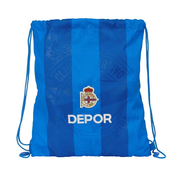 Backpack with Strings R. C. Deportivo de La Coruña Blue 35 x 40 x 1 cm