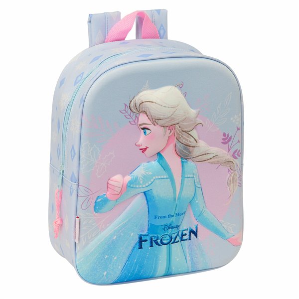School Bag Frozen Lilac 22 x 27 x 10 cm 3D
