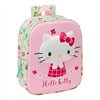School Bag Hello Kitty Green Pink 22 x 27 x 10 cm 3D