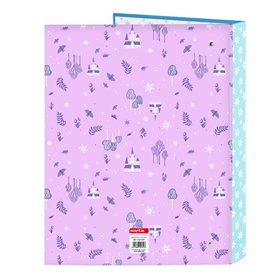 Ring binder Frozen Cool days Violet Sky blue A4 26.5 x 33 x 4 cm