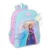 School Bag Frozen Cool days Violet Sky blue 33 x 42 x 14 cm