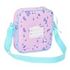Shoulder Bag Frozen Cool days Violet Sky blue 16 x 18 x 4 cm
