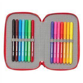 School Case PJ Masks Ready Navy Blue 12.5 x 19.5 x 4 cm 28 Pieces