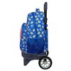 School Rucksack with Wheels Sonic Prime Blue 33 x 45 x 22 cm