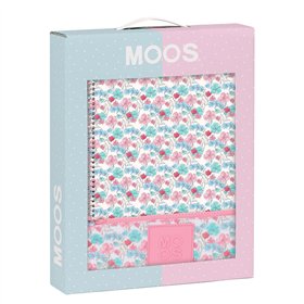 Stationery Set Moos Flores 28 x 35 x 6 cm 3 Pieces
