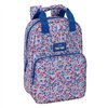 School Bag Nait Nait Flores coimbra azul Blue 20 x 28 x 8 cm